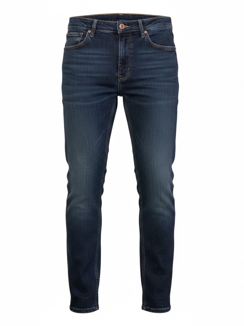 Zara Woman Slim Fit Jeans Size 10 Medium Rise Dark Wash Skinny Denim